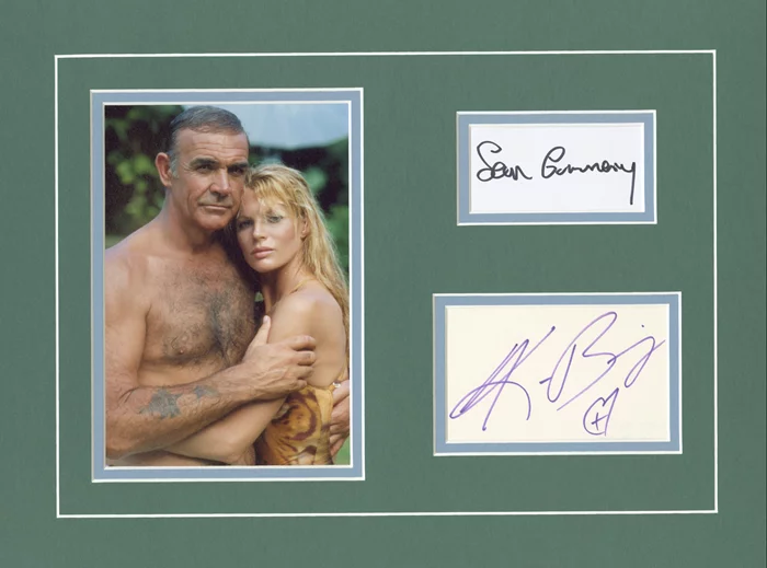 Never Say Never Again autograph
