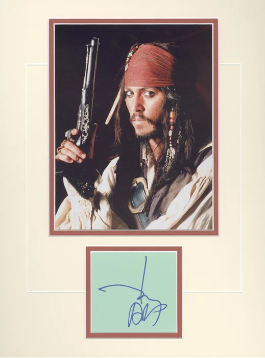 Johnny Depp autograph