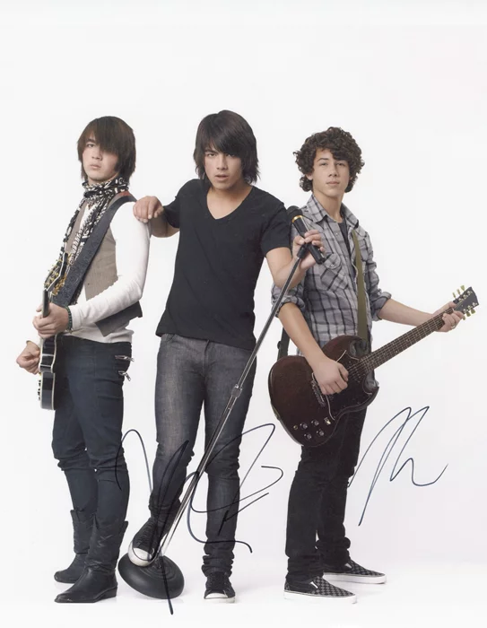 The Jonas Brothers autograph