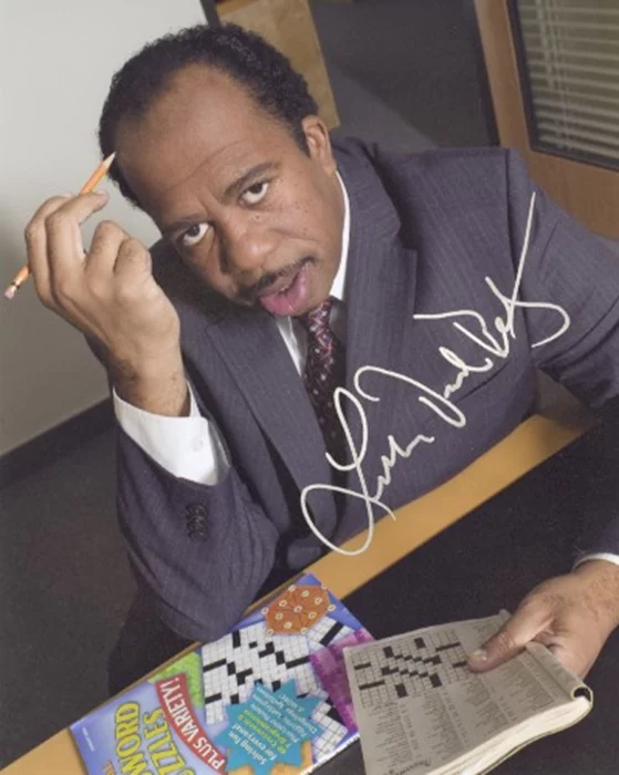 Leslie David Baker autograph
