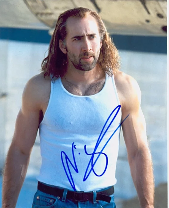 Nicolas Cage autograph