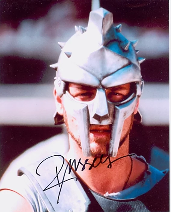 Russell Crowe autograph