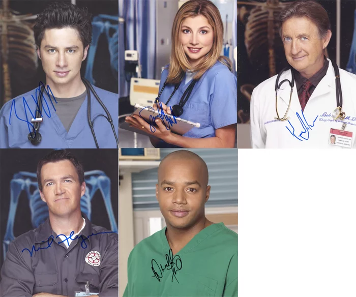 Scrubs autograph