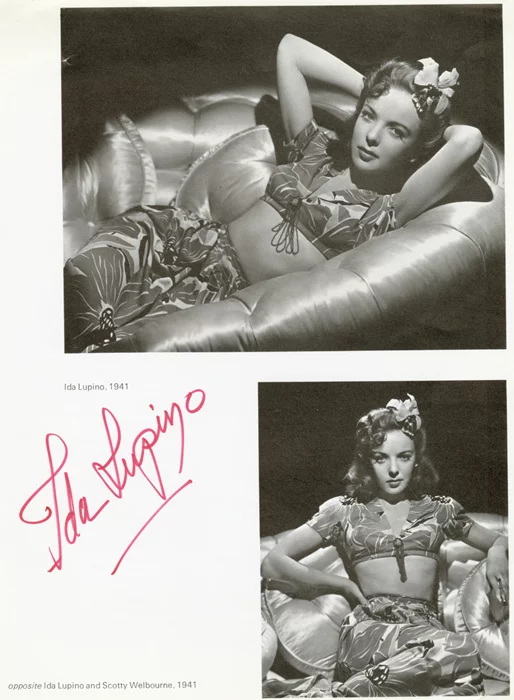 Ida Lupino autograph