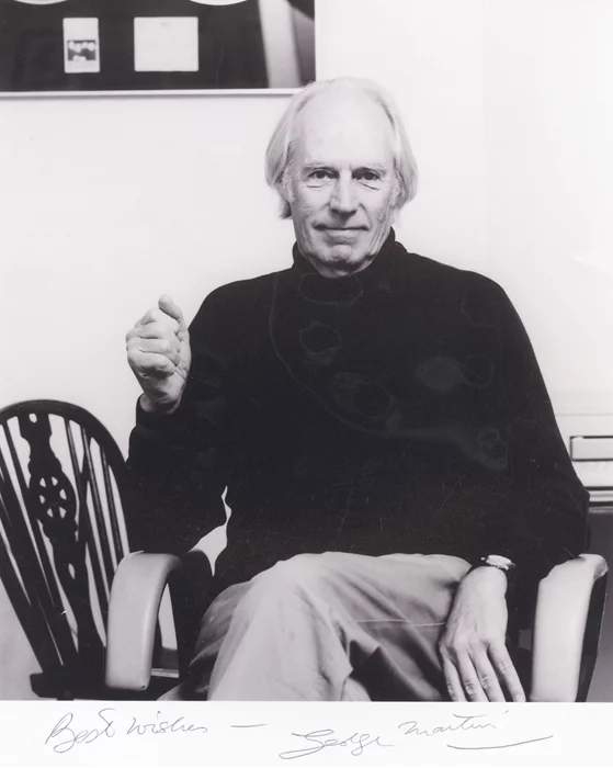 George Martin autograph