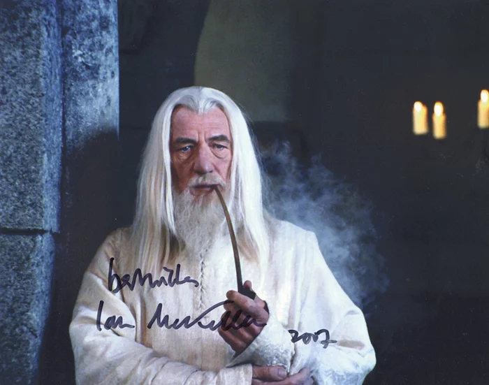 Ian McKellen autograph