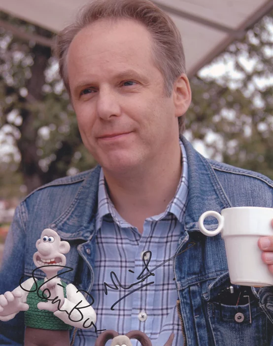 Wallace & Gromit autograph