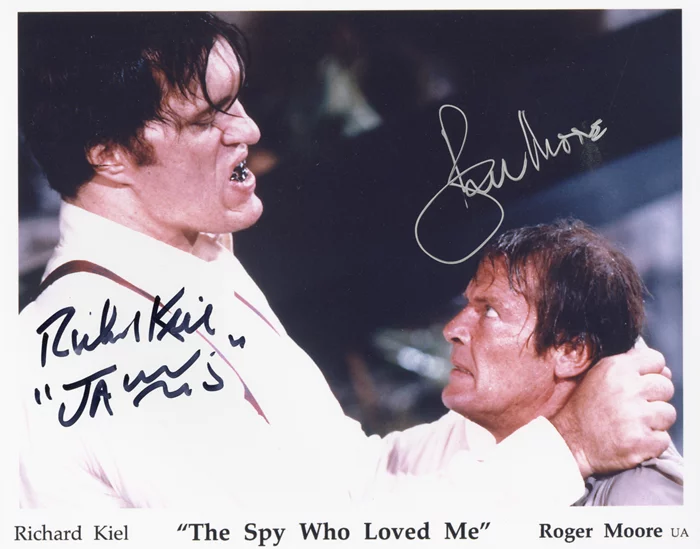 The Spy Who Loved Me autograph