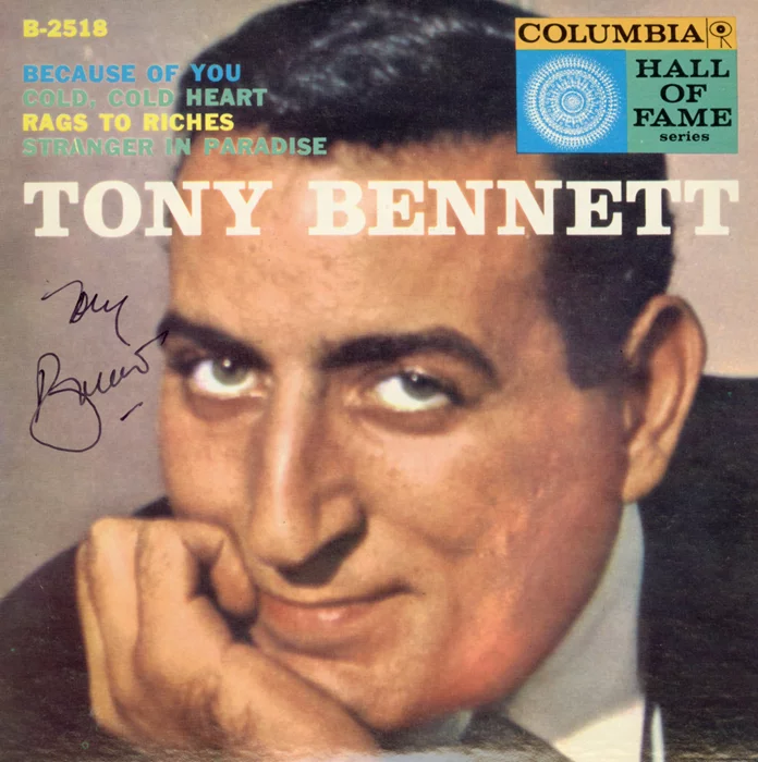 Tony Bennett autograph