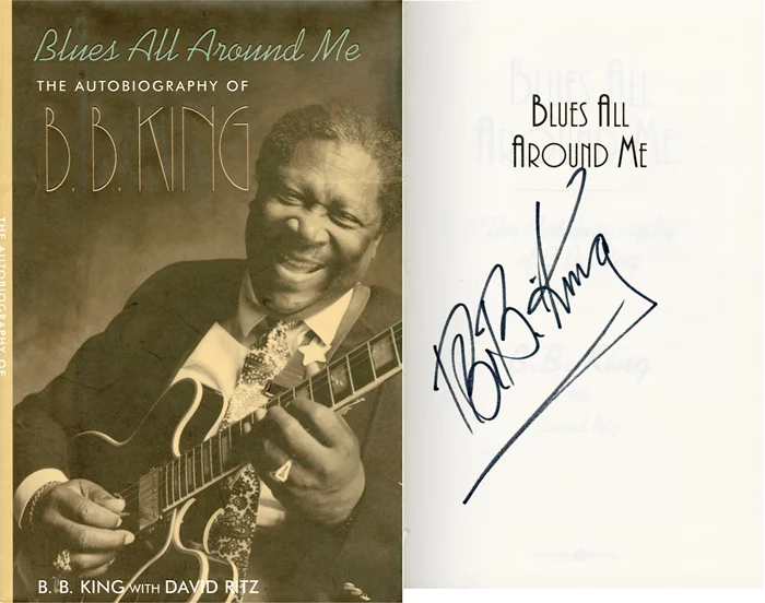 B.B. King autograph