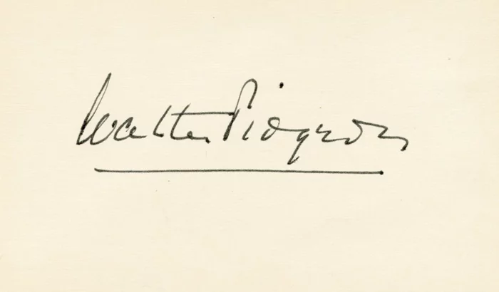 Walter Pidgeon autograph