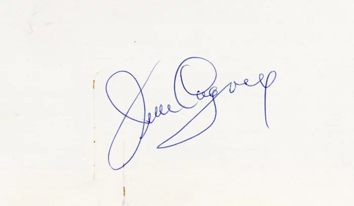 James Cagney autograph