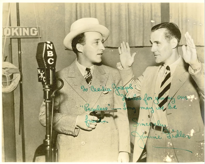 Jimmie Fidler autograph