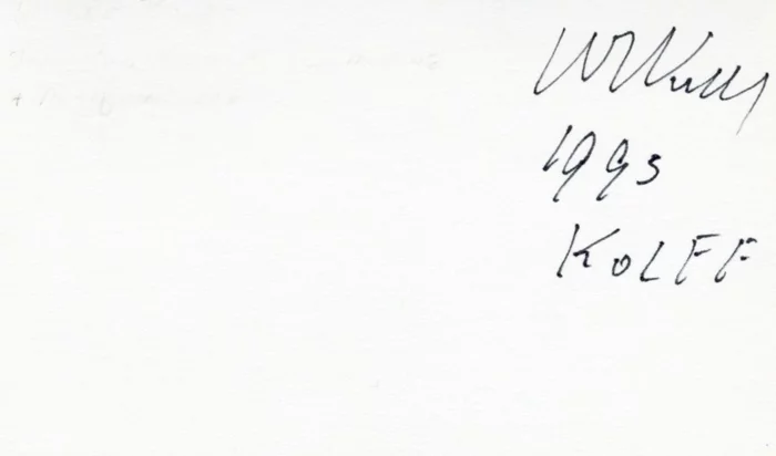 Willelm Kolff autograph