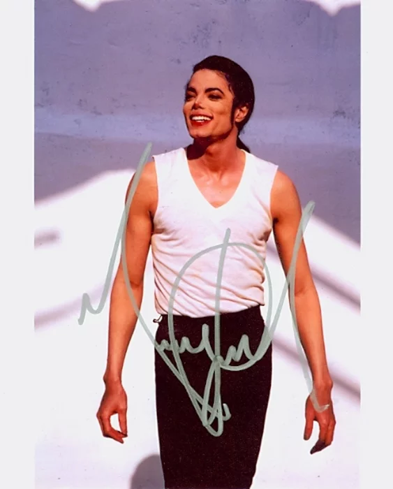 Michael Jackson autograph