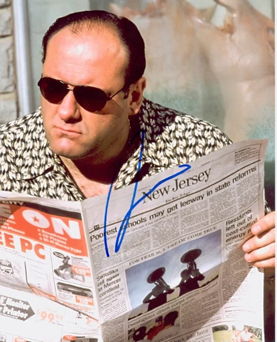 James Gandolfini autograph