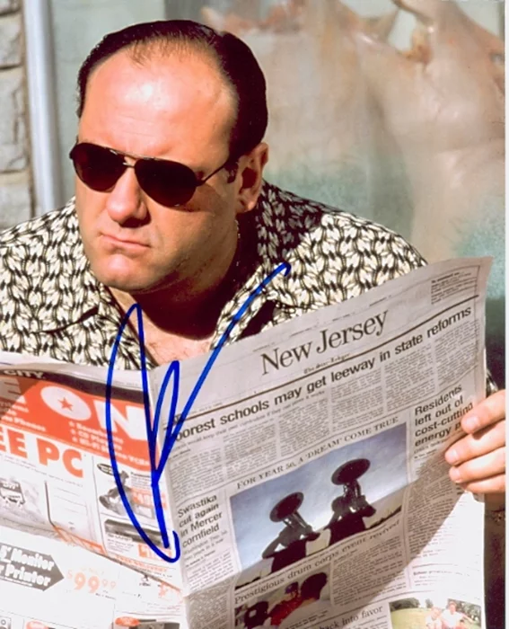 James Gandolfini autograph