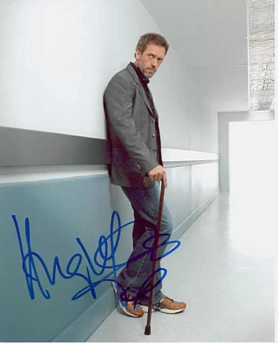 Hugh Laurie autograph