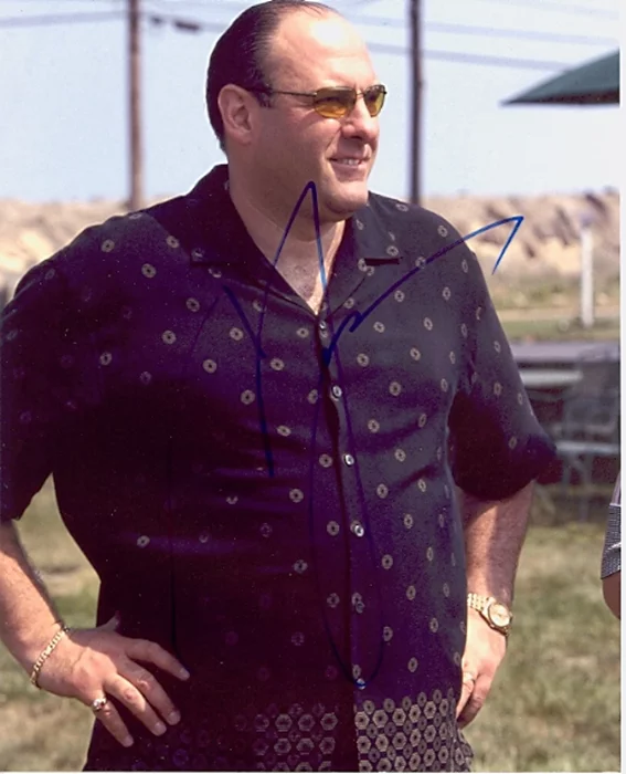James Gandolfini autograph