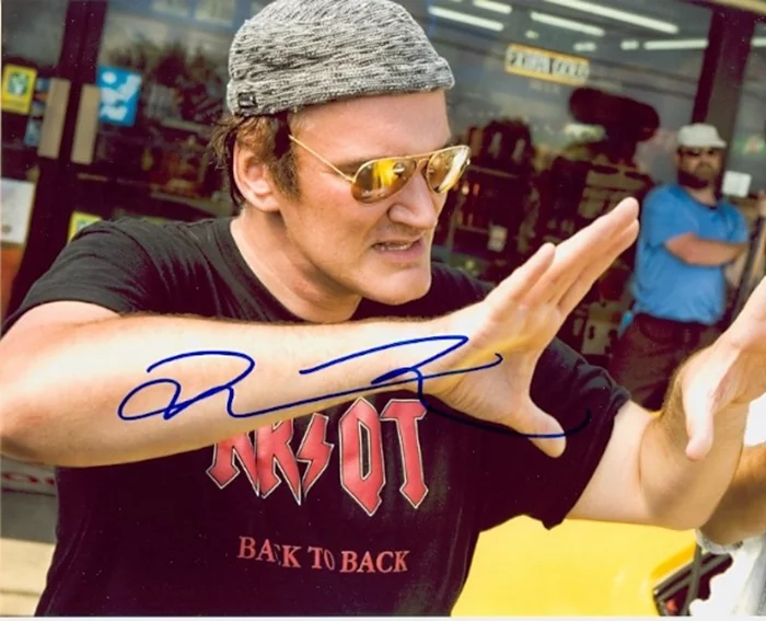 Quentin Tarantino autograph