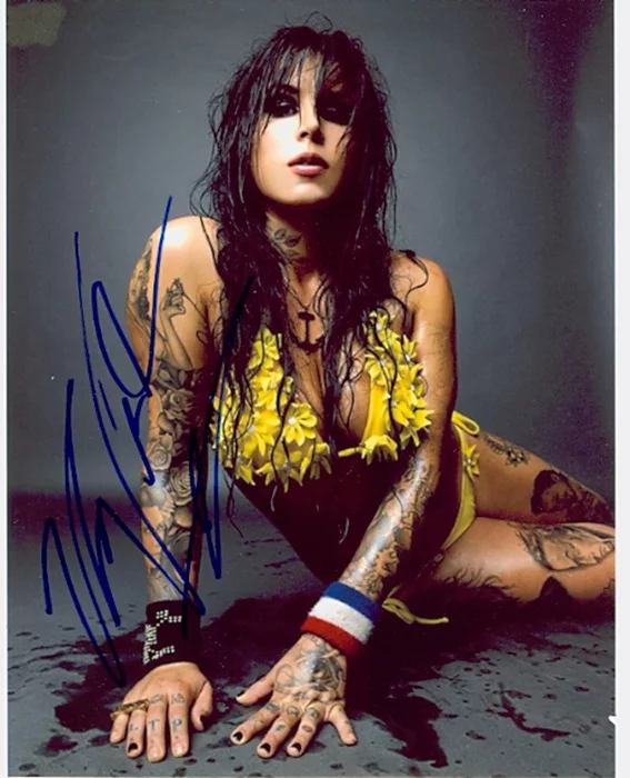 Kat von D autograph