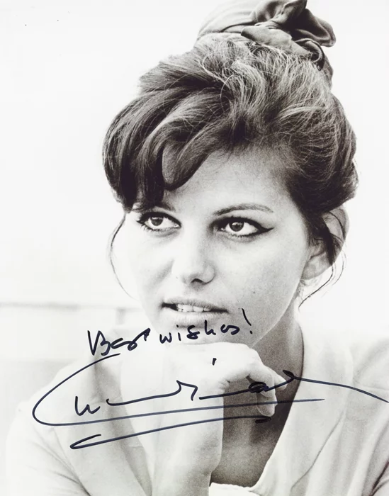 Claudia Cardinale autograph