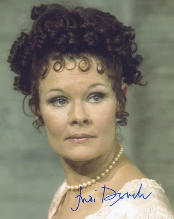 Judi Dench autograph