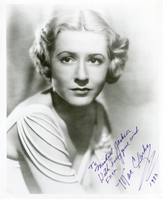 Mae Clarke autograph