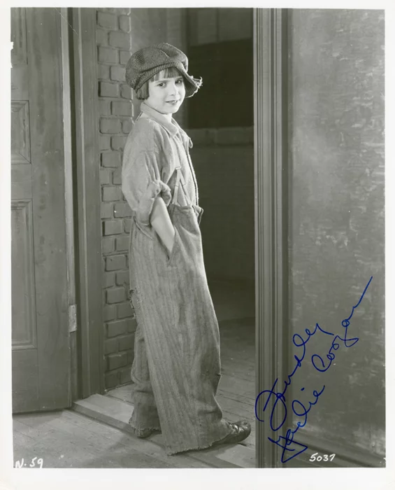 Jackie Coogan autograph