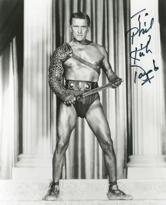 Kirk Douglas autograph