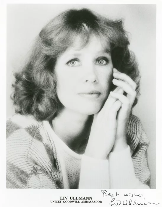Liv Ullmann autograph