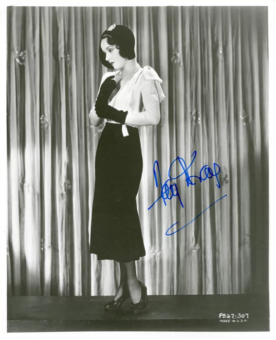 Fay Wray autograph