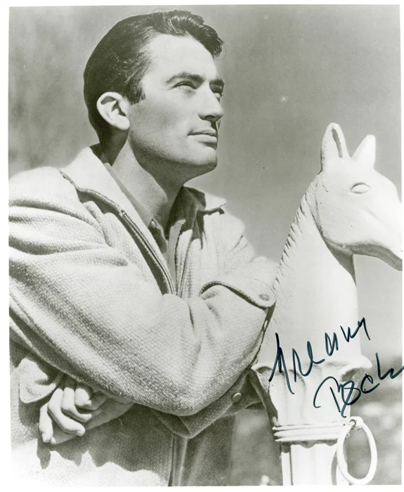 Gregory Peck autograph