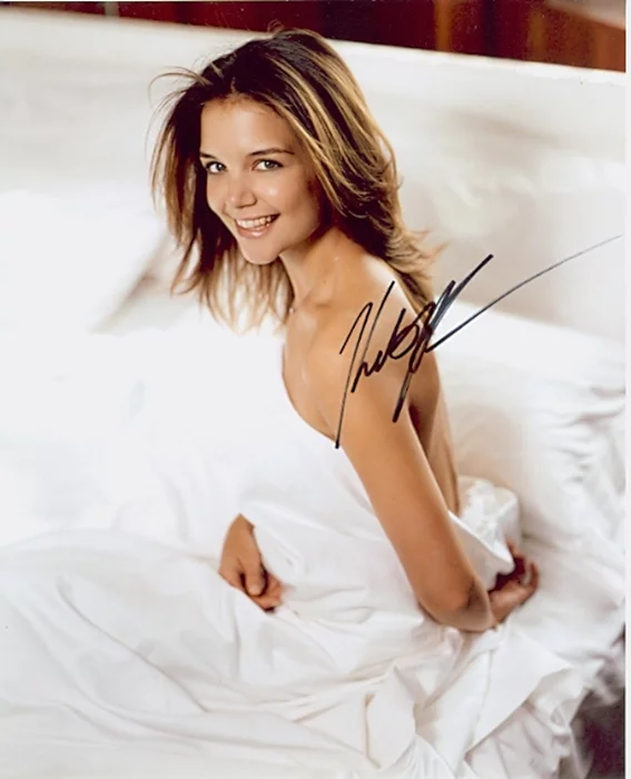 Katie Holmes autograph