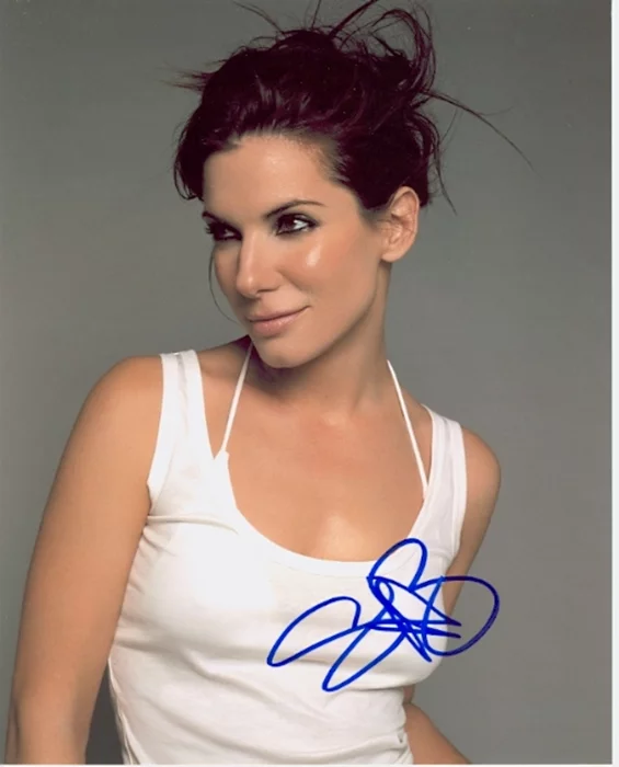 Sandra Bullock autograph