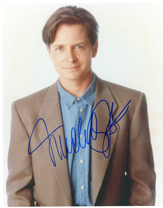 Michael J. Fox autograph