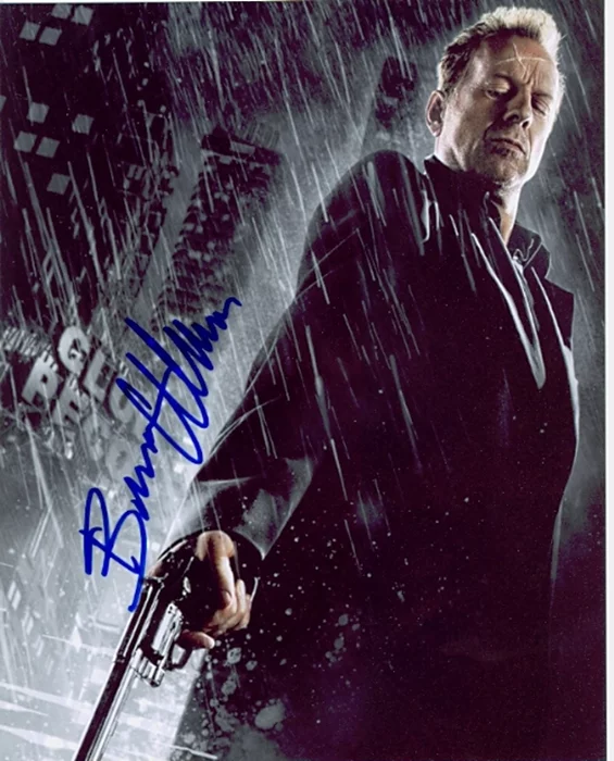 Bruce Willis autograph