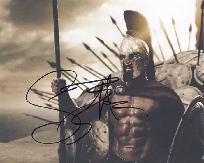 Gerard Butler autograph
