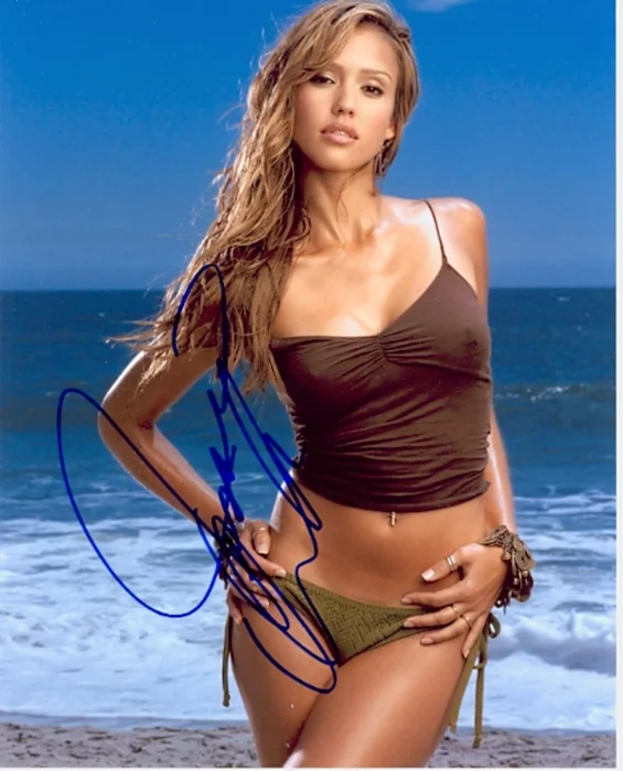 Jessica Alba autograph