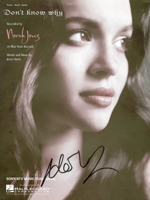 Norah Jones autograph