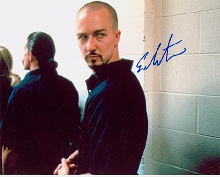 Edward Norton autograph