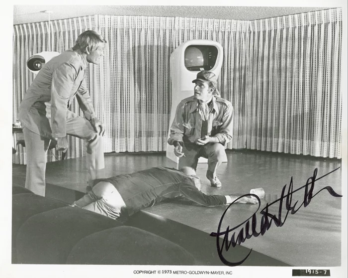 Charlton Heston autograph