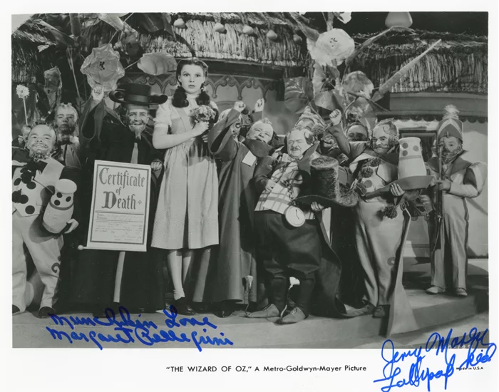 Wizard of Oz autograph