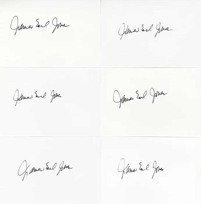 James Earl Jones autograph