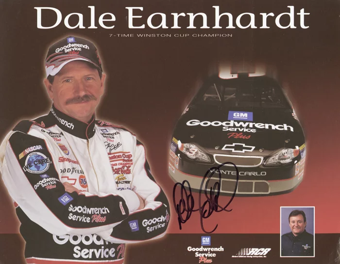 Dale Earnhardt autograph