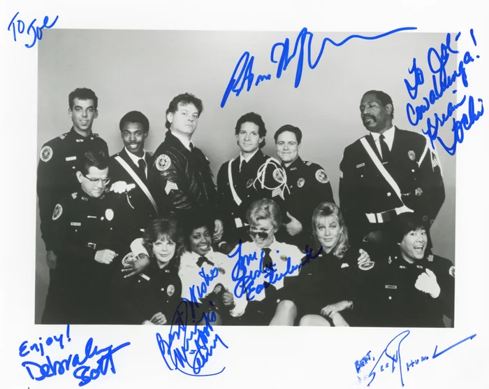 Police Academy autograph