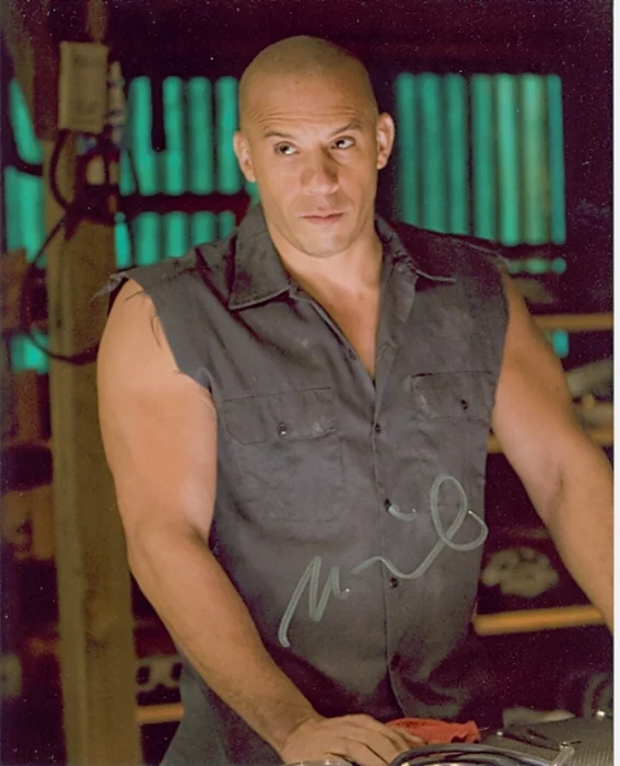 Vin Diesel autograph