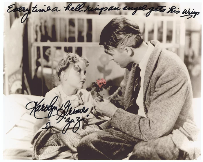 Karolyn Grimes autograph
