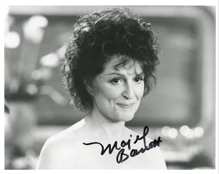 Majel Barrett autograph