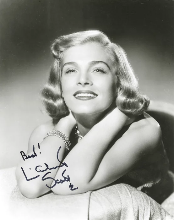 Lizabeth Scott autograph